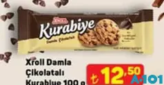 XROLL DAMLA ÇİKOLATALI KURABİYE 100 G XROLL DAMLA ÇİKOLATALI KURABİYE 100 G